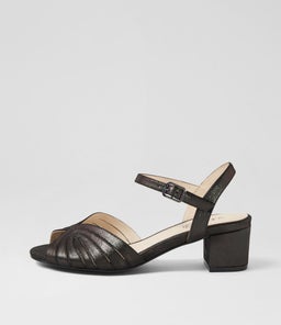 CLAIR SU BLACK SHIMMER SUEDE