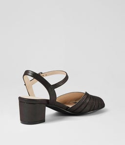 CLAIR SU BLACK SHIMMER SUEDE