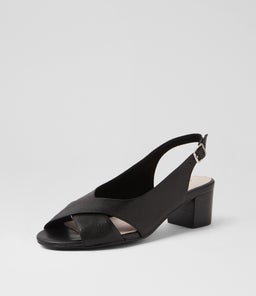 CELICITY SU BLACK BLACK HEEL LEATHER