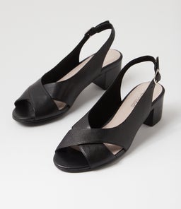 CELICITY SU BLACK BLACK HEEL LEATHER