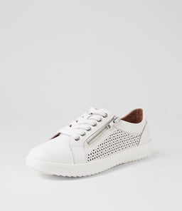 ZATIN SU WHITE WHITE SOLE LEATHER