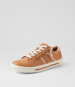 EMILLIO SU TAN PLATINUM LEATHER SUEDE