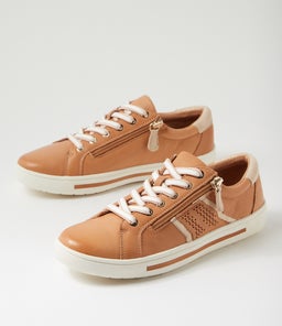 EMILLIO SU TAN PLATINUM LEATHER SUEDE