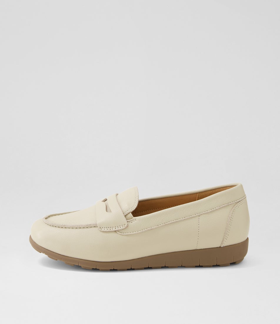 Birdi D Almond Leather Loafers Birdi D Almond Leather Loafers