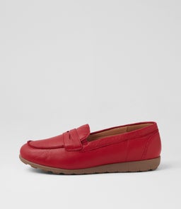 Birdi Dark Red Wide Fit Leather Loafers Birdi Dark Red Wide Fit Leather Loafers