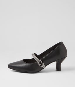 Casablanca Black Leather Heels Casablanca Black Leather Heels