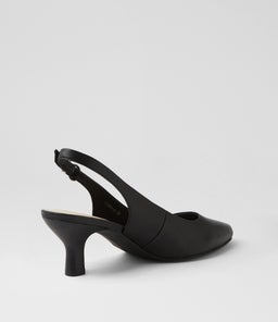 CORIA SU BLACK BLACK HEEL LEATHER