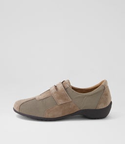 GORDANA SU TAUPE SUEDE TEXTILE