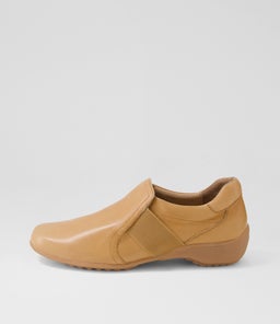 GINTA SU DK TAN LEATHER