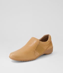 GINTA SU DK TAN LEATHER