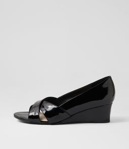 SURANNE SU BLACK CRINKLE PATENT