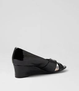 SURANNE SU BLACK CRINKLE PATENT