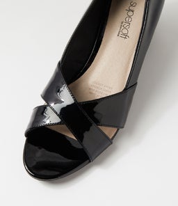 SURANNE SU BLACK CRINKLE PATENT