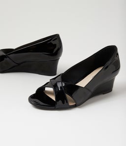 SURANNE SU BLACK CRINKLE PATENT