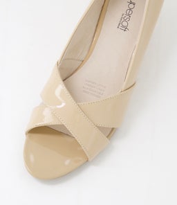SURANNE SU NUDE CRINKLE PATENT