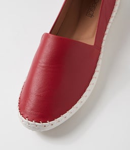 WHITNEI SU DK RED LEATHER