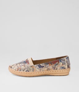 WINIE SU PASTEL MEADOW EMBOSSED LEATHER