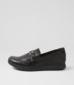 DALIAH SU BLACK LEATHER