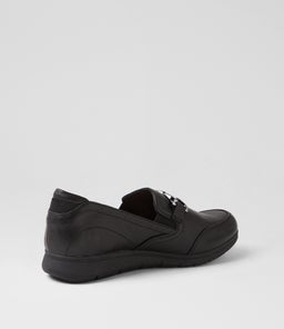 DALIAH SU BLACK LEATHER