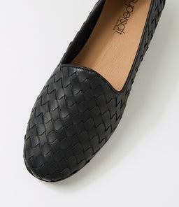 PADMAS SU BLACK WEAVE LEATHER