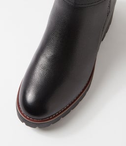 MARRI SU BLACK LEATHER