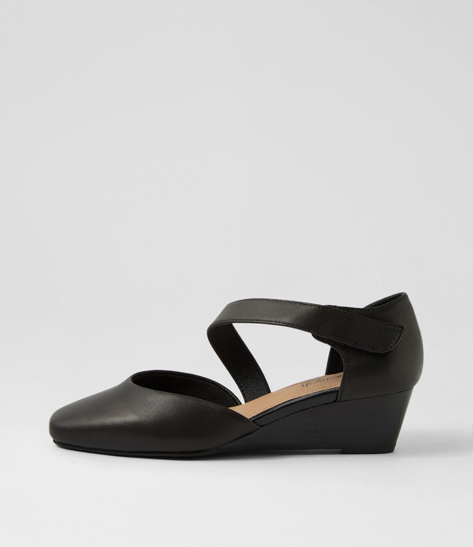 Sagie2 Black Leather Heels Sagie2 Black Leather Heels