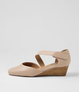 Sagie2 Nude Leather Heels Sagie2 Nude Leather Heels