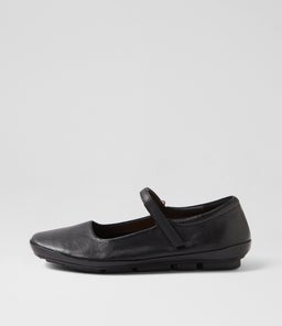 Valuable Black Leather Flats Valuable Black Leather Flats