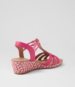 ZOLI SU FUCHSIA MULTI LEATHER