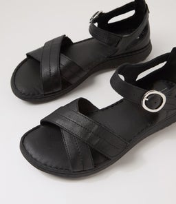 JACARANDA D SU BLACK BLACK SOLE LEATHER