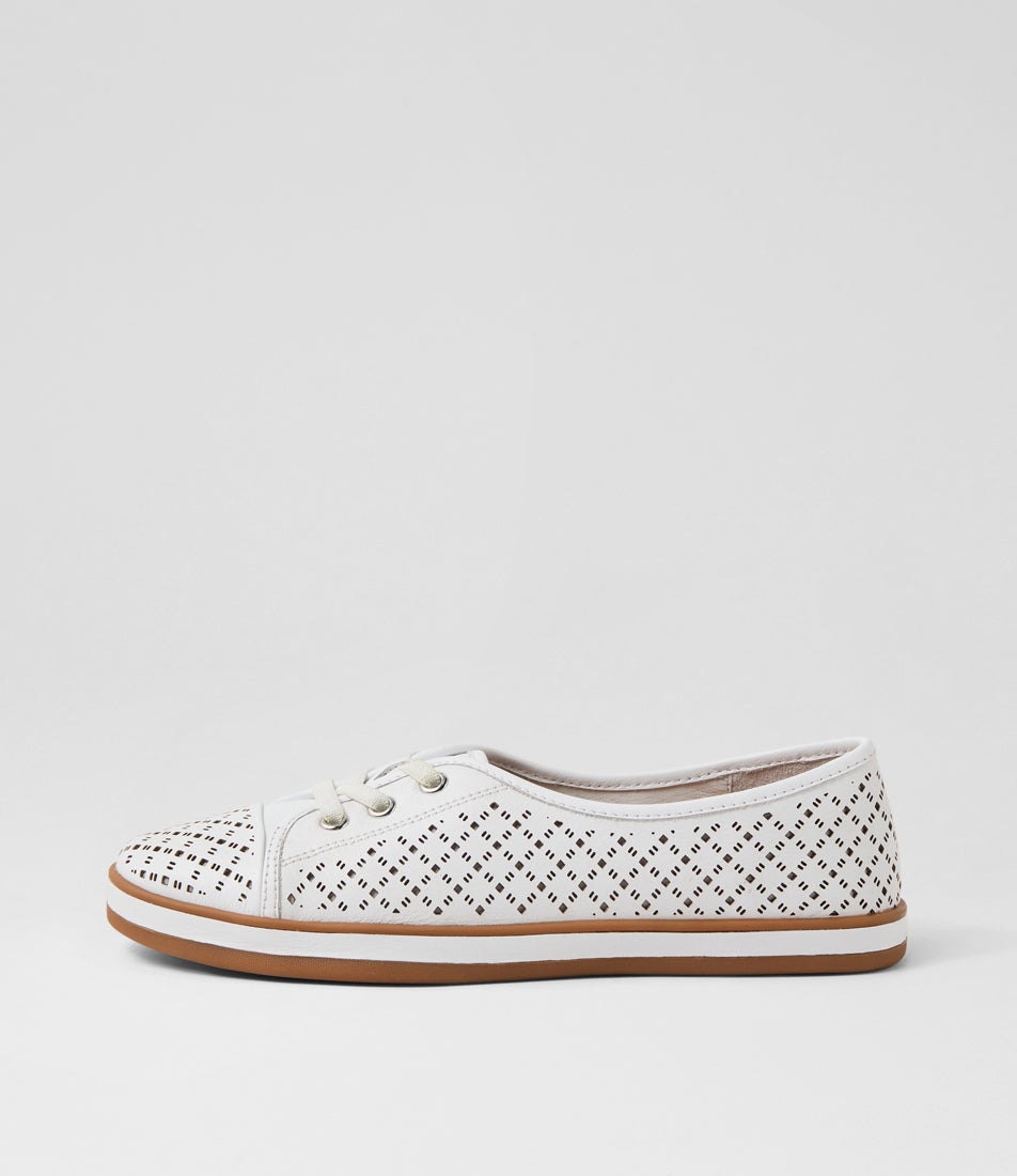 Arrinest White Gum Leather Sneakers Arrinest White Gum Leather Sneakers