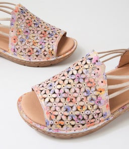 BEBI SU PANSY PRINT LEATHER