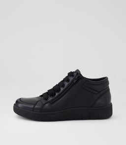 TAVISHS D SU BLACK BLACK SOLE LEATHER