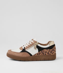 THAMINIA D SU TAUPE LEOPARD MULTI