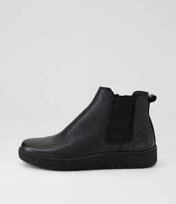 TATUMS D SU BLACK BLACK SOLE LEATHER