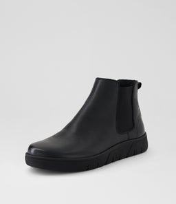TATUMS D SU BLACK BLACK SOLE LEATHER
