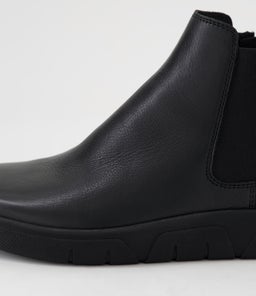 TATUMS D SU BLACK BLACK SOLE LEATHER
