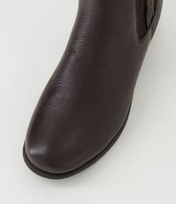 MAYIA SU DK BROWN LEATHER