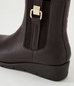 MAYIA SU DK BROWN LEATHER