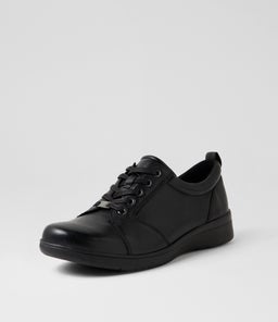 ALISHIE D SU BLACK BLACK SOLE LEATHER