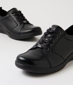 ALISHIE D SU BLACK BLACK SOLE LEATHER