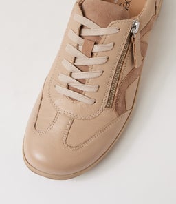 ABIGALIE D SU BEIGE TAUPE LEATHER