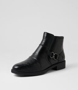 CARLOTTO SU BLACK LEATHER
