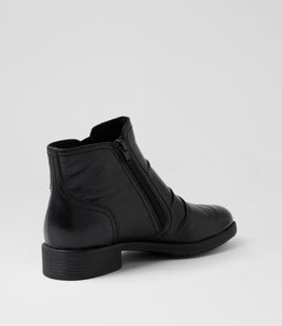 CARLOTTO SU BLACK LEATHER