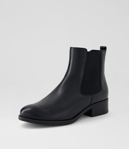 ELSIES SU BLACK BURNISHED LEATHER
