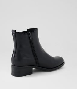 ELSIES SU BLACK BURNISHED LEATHER