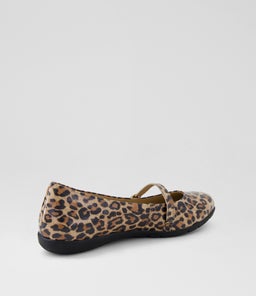 HILLIE SU TAN LEOPARD PATENT LEATHER