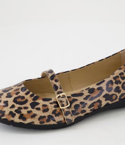 HILLIE SU TAN LEOPARD PATENT LEATHER