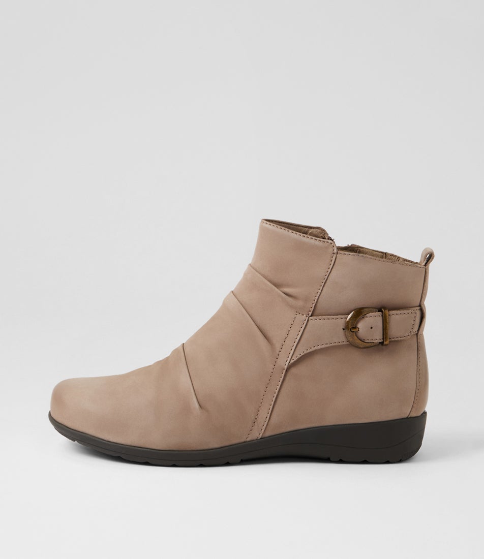 Pandoras D Light Taupe Nubuck Ankle Boots Pandoras D Light Taupe Nubuck Ankle Boots