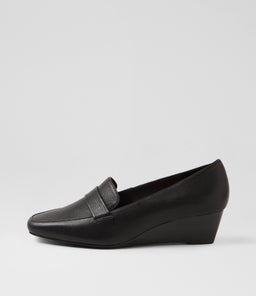 Sisie Black Leather Heels Sisie Black Leather Heels